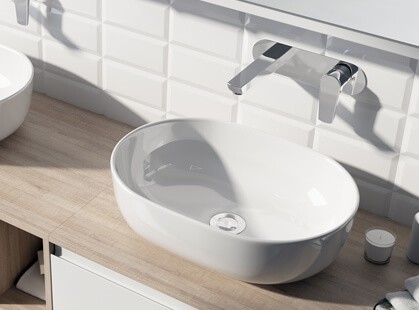 OVAL COUNTERTOP WASHBASIN