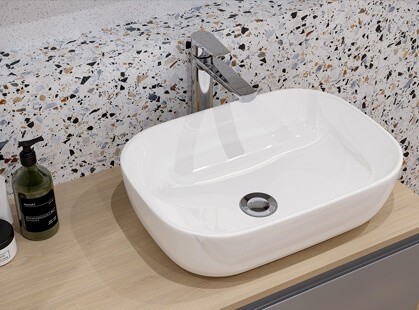 RECTANGULAR COUNTERTOP WASHBASIN