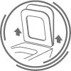 EASY-OFF TOILET SEAT