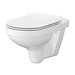 SET B472: wall hung bowl ZIP SIMPLEON WITH DUROPLAST SLIM SOFT-CLOSE AND EASY-OFF ...