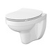 SET B470: wall hung bowl CERSANIA SIMPLEON with slim duroplast, soft-close and ...