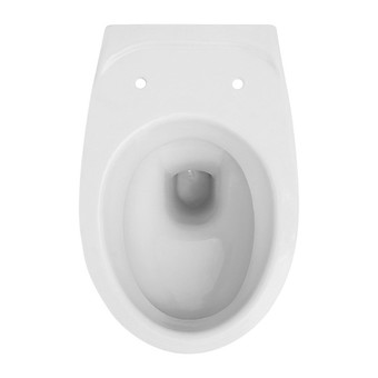 SET wall hung bowl DELFI with slim duroplast, soft-close and easy-off toilet seat