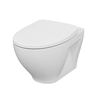 SET A29: wall hung bowl SAVIO CleanOn with slim duroplast, soft-close and ...