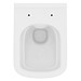 SET C09: wall hung bowl MESTO SQUARE CleanOn with MESTO SQUARE SLIM duroplast, ...
