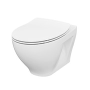 SET C05: wall hung bowl SAVIO CleanOn with slim duroplast, soft-close and ...