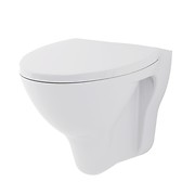 SET wall hung bowl MITO RED WITH POLIPROPYLEN TOILET SEAT