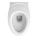 SET wall hung bowl MITO RED WITH POLIPROPYLEN TOILET SEAT