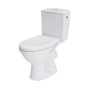 WC compact MERIDA 114 010 3/6L set with polipropylene, antibacterial toilet seat
