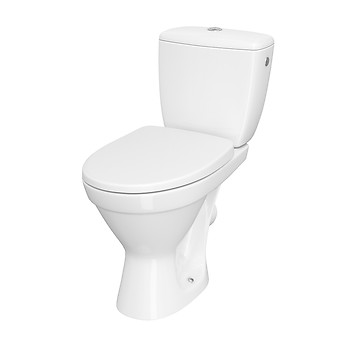 WC compact CERSANIA 697 SIMPLEON 010 3/6 with SLIM WRAP duroplast, soft close, ...