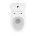 WC compact CERSANIA II 699 SIMPLEON 010 3/6 with SLIM duroplast, soft close, easy ...