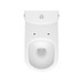 WC compact ZIP 782 SIMPLEON 020 3/5 with duroplast, soft close, easy off toilet seat