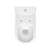WC compact ZIP 783 SIMPLEON 021 3/5 with duroplast, soft close, easy off toilet seat