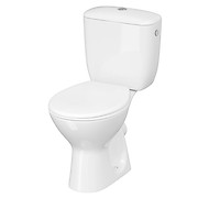 WC compact PRESIDENT 393 010 3/6L with duroplast, soft close, easy off toilet seat