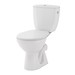 WC compact MITO 349 MI010 3/6 with polipropylene toilet seat