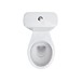WC compact MITO 349 MI010 3/6 with polipropylene toilet seat